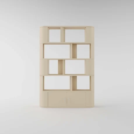 BeNoravo Display Cabinet – Modern Salon Storage with LED Lighting